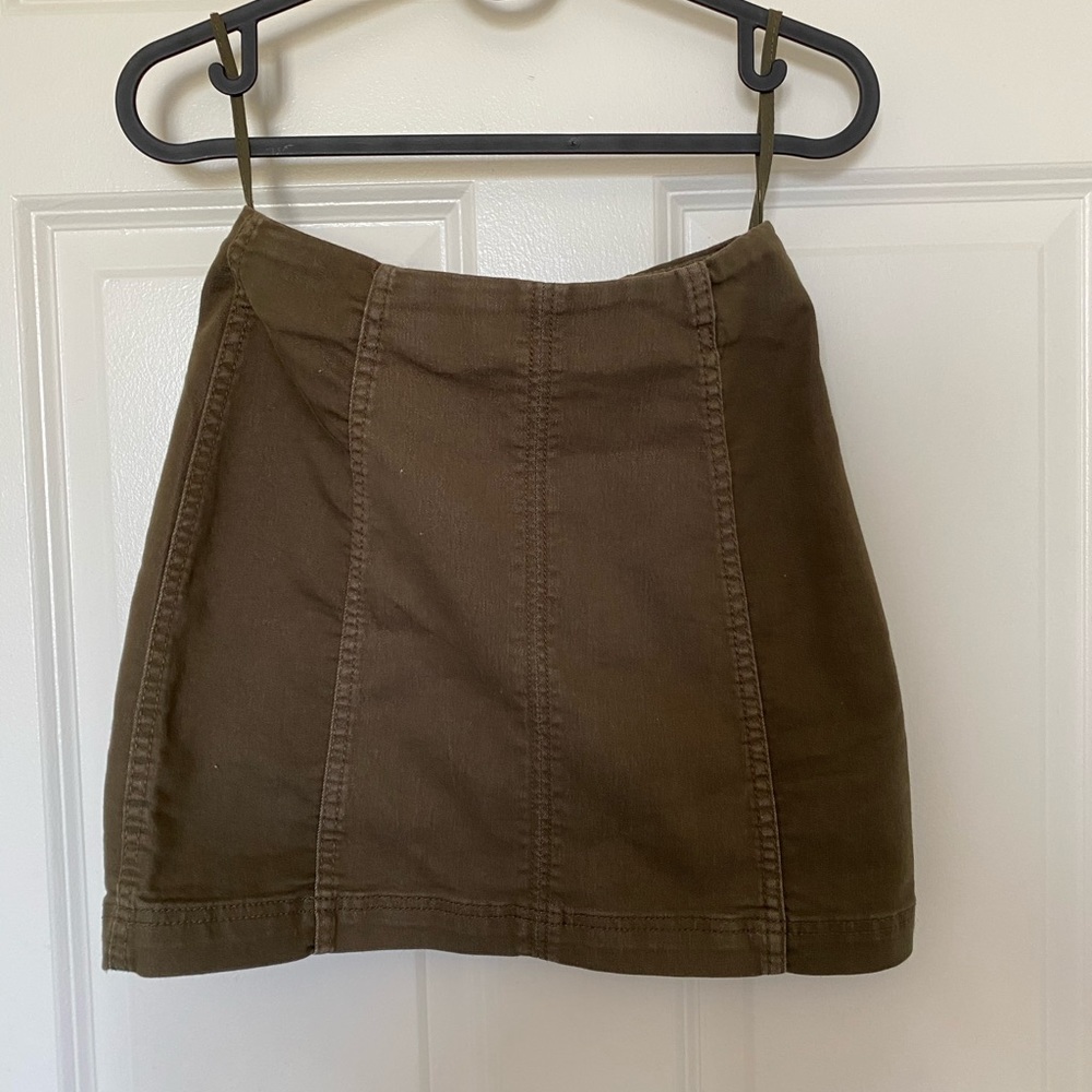 Green Free People Skirt